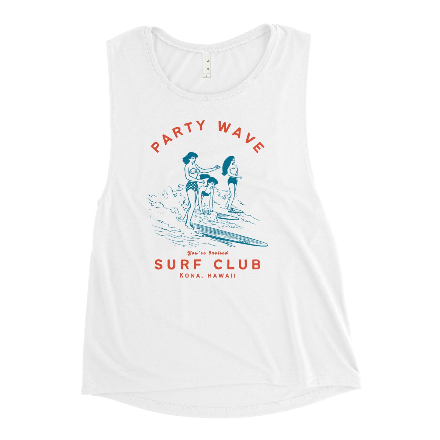 PARTY WAVE MUSCLE TEE