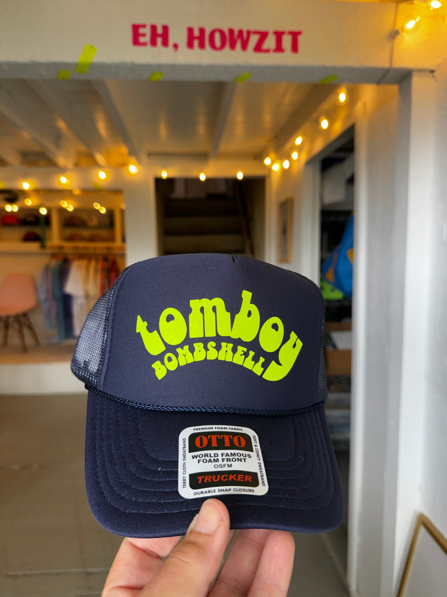Disco Trucker - Navy Neon